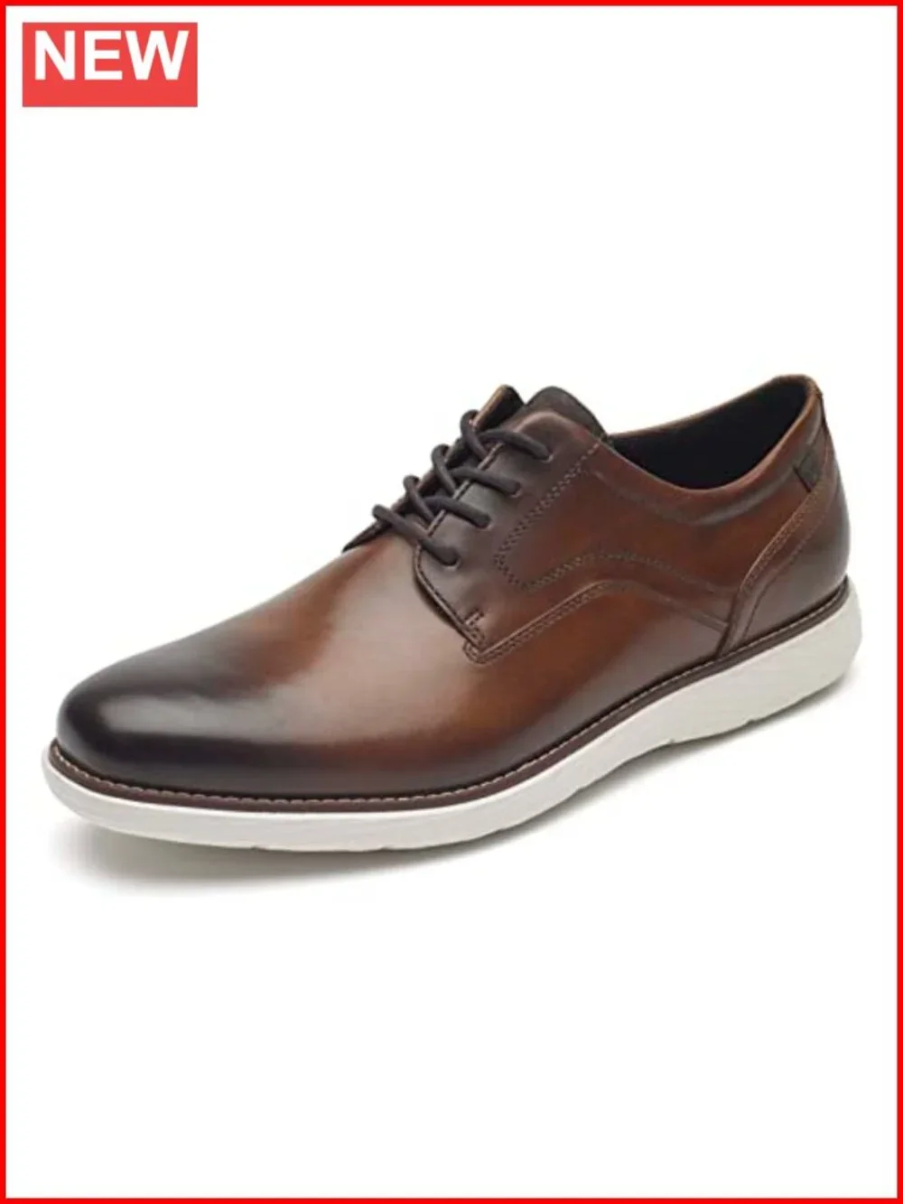 Men's Plain Toe Oxford Dress Shoes with Cushioning and Removable Insoles